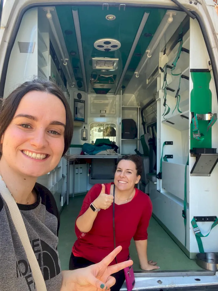 Interior ambulancia medicalizada